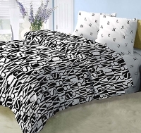 Постельное белье "Бродвей" (2-х спальный КПБ, soft cotton, наволочки 70х70) артикул 5685a.